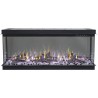 La chimenea eléctrica LED IMPERIAL 36" -Chimenea de pared/ para empotrar - Hoguera tridimensional!