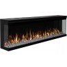 Unique 183 cm, chimenea eléctrica empotrada y de pared AFLAMO