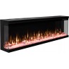 Unique 183 cm, chimenea eléctrica empotrada y de pared AFLAMO