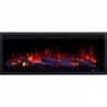 ROYAL 3D 100 cm, chimenea eléctrica empotrada AFLAMO