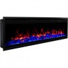 ROYAL PRO 100 cm, Chimenea eléctrica mural y empotrada AFLAMO