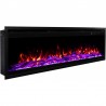 ROYAL PRO 100 cm, Chimenea eléctrica mural y empotrada AFLAMO