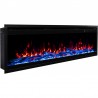 ROYAL PRO 100 cm, Chimenea eléctrica mural y empotrada AFLAMO