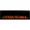 ROYAL PRO 100 cm, Chimenea eléctrica mural y empotrada AFLAMO