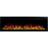 ROYAL PRO 120 cm, chimenea eléctrica mural y empotrada AFLAMO