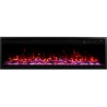 ROYAL PRO 120 cm, chimenea eléctrica mural y empotrada AFLAMO