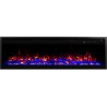 ROYAL PRO 120 cm, chimenea eléctrica mural y empotrada AFLAMO