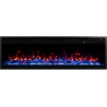 ROYAL PRO 140 cm, chimenea eléctrica mural y empotrada AFLAMO