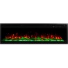 ROYAL PRO 140 cm, chimenea eléctrica mural y empotrada AFLAMO