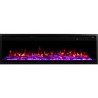 ROYAL PRO 140 cm, chimenea eléctrica mural y empotrada AFLAMO