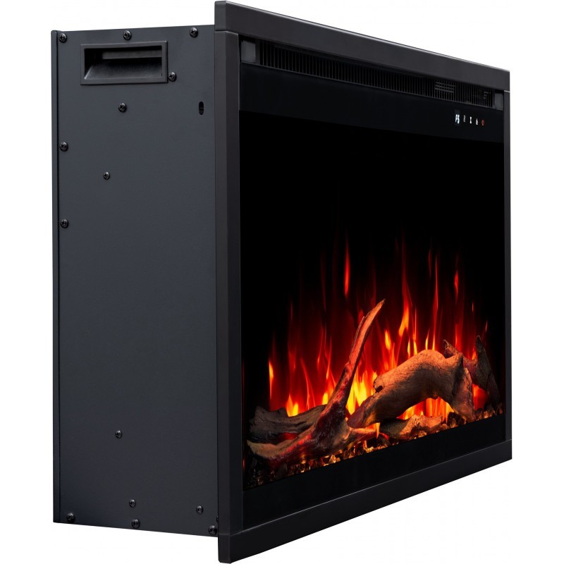 Inserto AFLAMO 3D de 45x75 cm, chimenea eléctrica empotrable AFLAMO PLUS + SOUND
