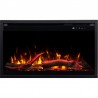 Inserto AFLAMO 3D de 45x75 cm, chimenea eléctrica empotrable AFLAMO PLUS + SOUND