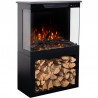 TOWER 56 + SOPORTE, inserto eléctrico AFLAMO con SONIDO