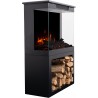 TOWER 56 + SOPORTE, inserto eléctrico AFLAMO con SONIDO