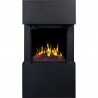 Chimenea eléctrica AFLAMO TEXEL 3D negra + SONIDO