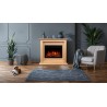 Chimenea eléctrica AFLAMO SUND 3D roble + SONIDO
