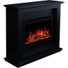 Chimenea eléctrica AFLAMO SUND 3D negra + SONIDO