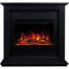 Chimenea eléctrica AFLAMO SUND 3D negra + SONIDO