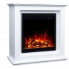 Chimenea eléctrica AFLAMO SUND 3D blanca + SONIDO