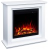 Chimenea eléctrica AFLAMO SUND 3D blanca + SONIDO