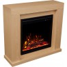 Chimenea eléctrica AFLAMO JOLO 3D roble + SONIDO