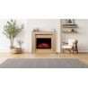 Chimenea eléctrica AFLAMO JOLO 3D roble + SONIDO