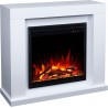 Chimenea eléctrica AFLAMO JOLO 3D blanco + SONIDO