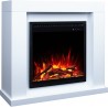 Chimenea eléctrica AFLAMO JOLO 3D blanco + SONIDO