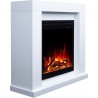 Chimenea eléctrica AFLAMO JOLO 3D blanco + SONIDO