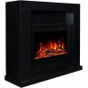 Chimenea eléctrica AFLAMO JOLO 3D negra + SONIDO