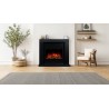 Chimenea eléctrica AFLAMO JOLO 3D negra + SONIDO