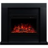 Chimenea eléctrica AFLAMO JOLO 3D negra + SONIDO
