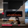 REGAL, Chimenea eléctrica LED empotrada y de pared con sonido EmotionFlame