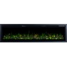 REGAL, Chimenea eléctrica LED empotrada y de pared con sonido EmotionFlame