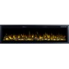 REGAL, Chimenea eléctrica LED empotrada y de pared con sonido EmotionFlame