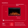 INFINITY Chimenea eléctrica emportada EmotionFlame