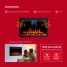 INFINITY Chimenea eléctrica emportada EmotionFlame