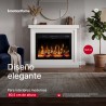 Chimenea eléctrica VELIS Emotionflame con carcasa