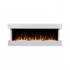 chimenea eléctrica de pared LED AFLAMO - MODENA